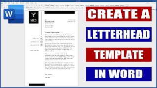Download lagu Create a Letterhead Word & Save as a Template | Microsoft word tutorials mp3