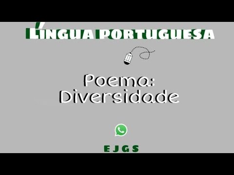 Poema: DIVERSIDADE