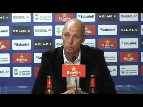 Miquel Olmo es despedeix del CE Sabadell