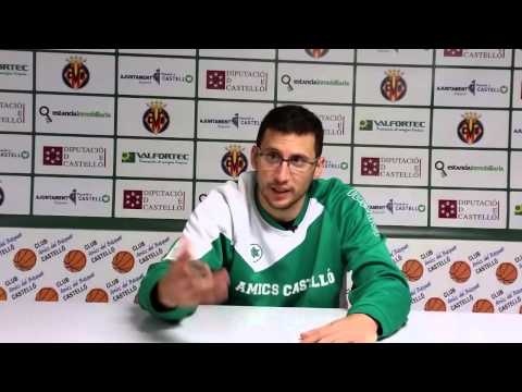 Llamamiento a la afición por parte de Chema Garcia