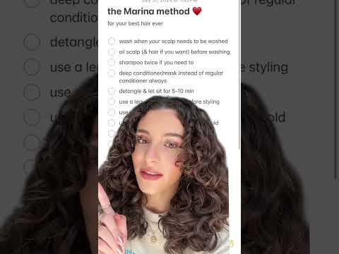 THE MARINA METHOD | for wavy & curly hair