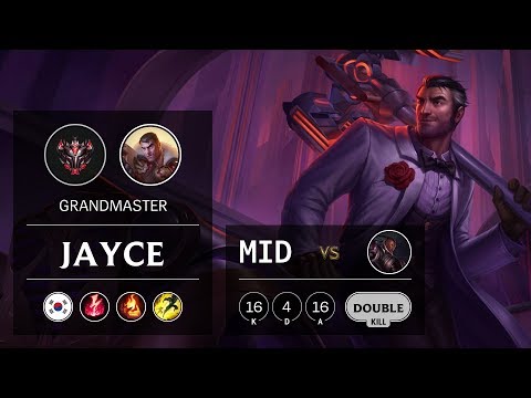 Jayce Mid vs Lucian - KR Grandmaster Patch 9.16