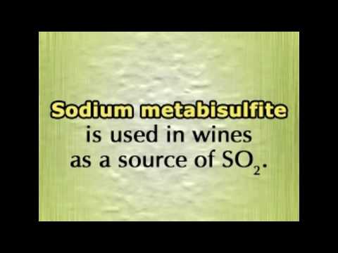 Use of sodium metabisulfite & its chemical formula