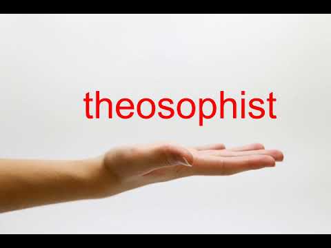 How to Pronounce theosophist - American English