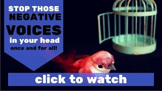 How To Stop Negative Voices In Your Head | This REALLY works!