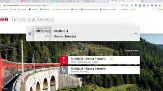 Book your European Train Tickets - OBB Nightjet Sleeper Train, Night Train
