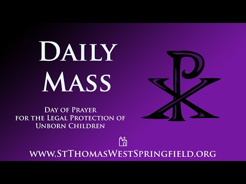Daily Mass Thursday, January 22, 2026