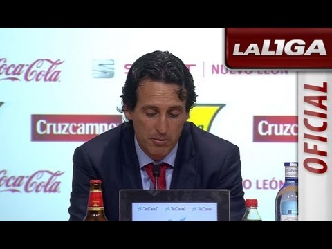 Rueda de Prensa de Emery tras el Sevilla FC (2-1) Athletic Club - HD