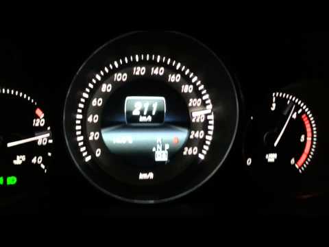 Mercedes E 350 BlueTec 0-250 km/h