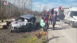 Tır İle Kafa Kafaya Çarpışan Otomobilin Sürücüsü Hayatını Kaybetti