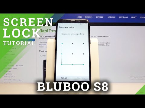 How to Change Lock Type on Bluboo S8  – Set Up Password Protection