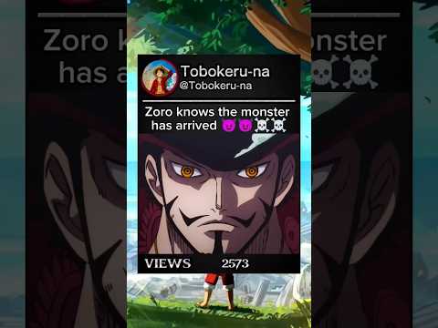 Mihawk 😈☠️...#onepiece #zoro #mihawk