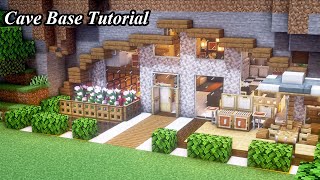 βοΈ Minecraft Tutorial :: πͺ¨ How to build a Cave Base - [λ§μΈν¬λννΈ λκ΅΄ μ μ§μ§κΈ° ...