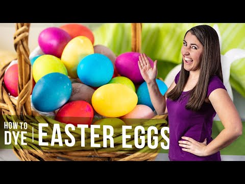How to Dye Easter Eggs with Food Coloring or Natural Colors