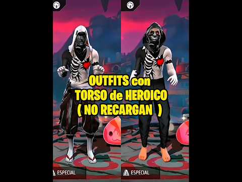 Outfits con el torso de heroico para los que no recargan #shortsff