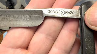 1918 Gong Razor: How Should I Repair &amp; Sharpen It? #tormek #sj250