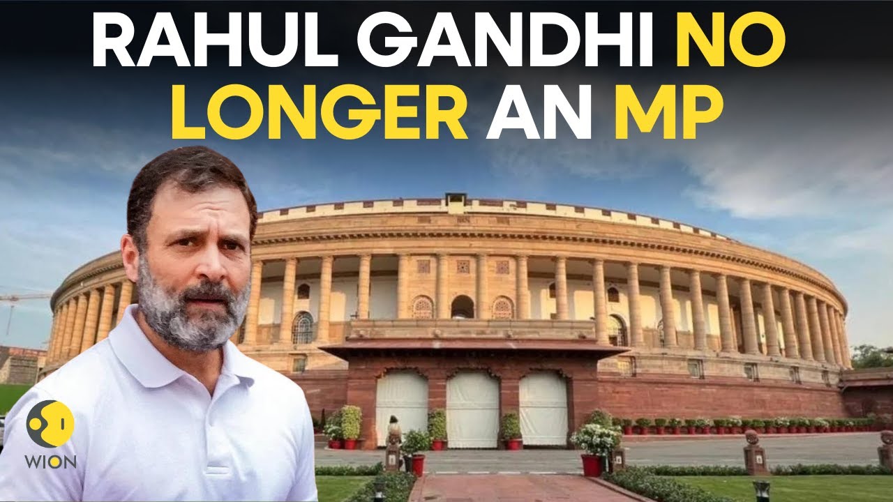 India: Wayanad MP Rahul Gandhi disqualified from parliament after conviction in defamation case