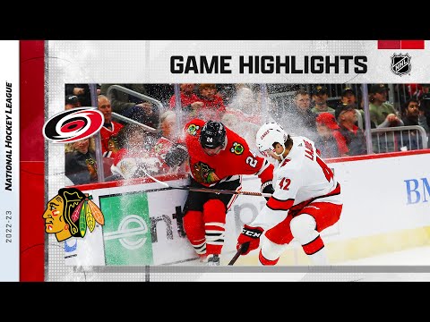 Hurricanes @ Blackhawks 11/14 | NHL Highlights 2022