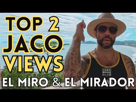 Top 2 JACO BEACH Views - El Miro & El Mirador - Best FREE Things to do in Costa Rica - Travel Tips