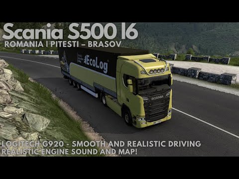 ETS2 - Ep.40 | Pitesti – Brasov RO) | Scania S500 l6 | Beautiful roads in scenery rich Brasov