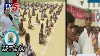 TV5 Hindu Dharmam Organizes International Yoga Day