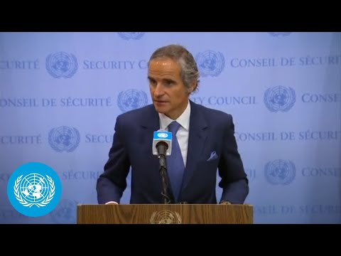 IAEA on nuclear safety: Zaporizhzhia power plant - Security Council Media Stakeout, 25 January 2024 | IAEA