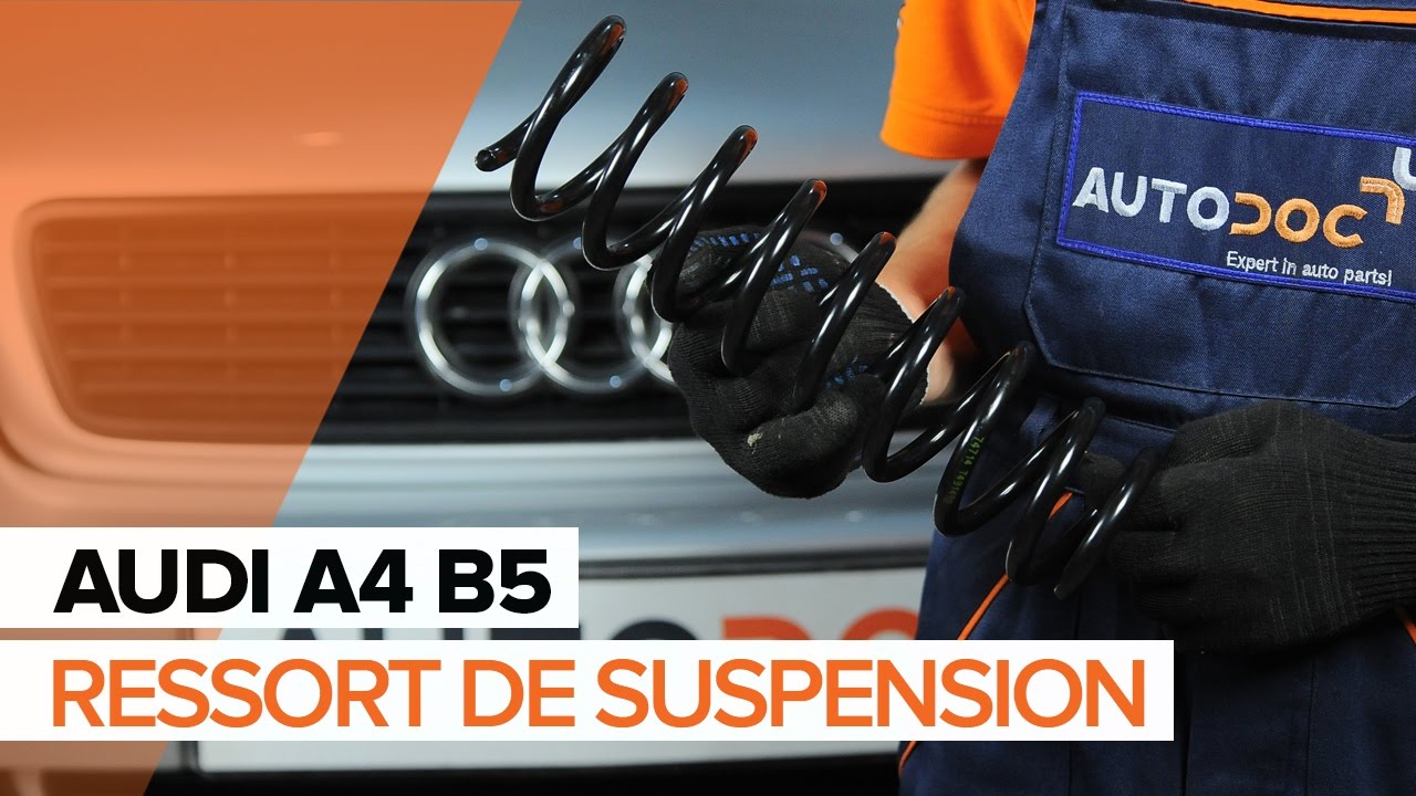 Comment changer : ressort de suspension arrière sur Audi A4 B5 Avant - Guide de remplacement