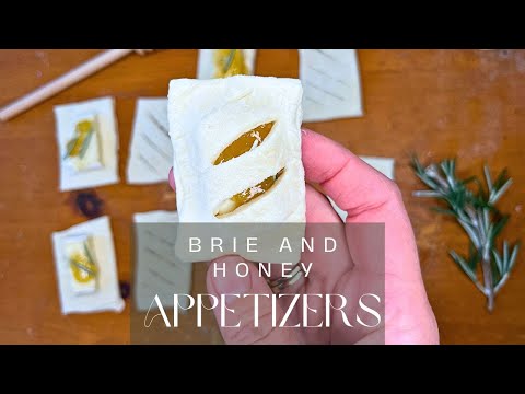 DELICIOUS Brie and Honey Puff Pastry Bites You'll LOVE!
