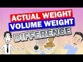 What Is The Difference Between Volume Weight And Actual Weight In Logistics