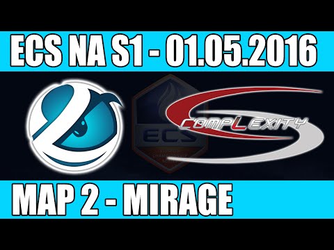 Luminosity vs Complexity | Map 2 (Mirage) ECS NA Season 1 2016 CS:GO Week 4 (01.05.2016)
