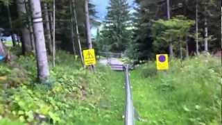 preview picture of video 'Sommerrodelbahn Abtenau - Abtenauer Bergbahnen (Onride POV in HD)'