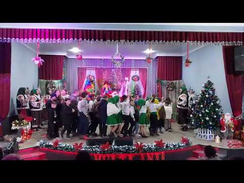 Hora copiilor cu Moş Crăciun, sărbătoarea de Anul Nou, s. Cociulia, 28.12.2025