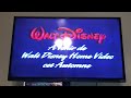 Closing To The Great Mouse Detective 1992 VHS French Canadian Copy