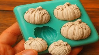 Silicone Mold Making & Casting Pumpkin Seasonal Magnets