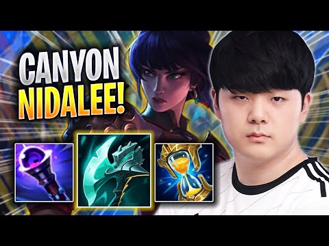 CANYON SHOWTIME WITH NIDALEE! - DK Canyon Plays Nidalee JUNGLE vs Lee Sin! | Season 2023