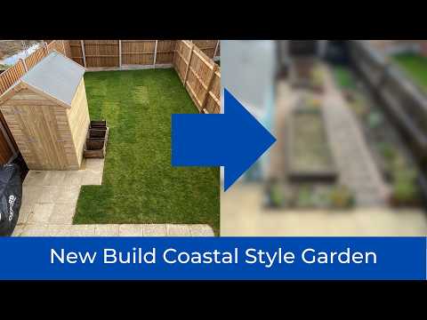 BIG REVEAL My New Build Coastal Themed Garden