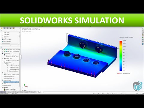 SOLIDWORKS Simulation - Bolt Connection