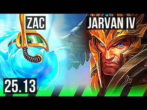 ZAC vs JARVAN IV (JGL) | 4/3/15 | KR Diamond | 25.13