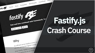 Fastify Crash Course | Node.js Framework