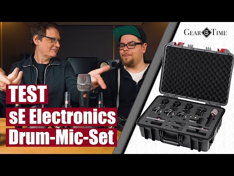 Best drum microphone set? sE Electronics Drum micro Set VPack Test & Review | Gear Time