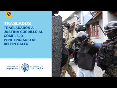 Trasladaron a Justina Gordillo al Complejo Penitenciario de Delfín Gallo