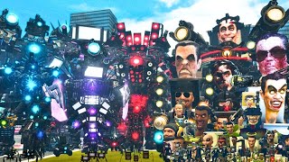 SKIBIDI TOILET ALL BOSSES vs TITAN CAMERAMAN, TV MAN & SPEAKERMAN – ULTIMATE GARRY’S MOD BATTLE!