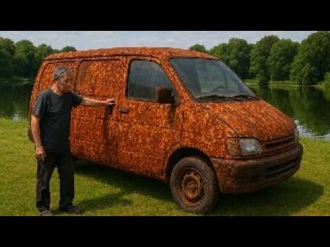 Genius Challenge: Restoration Abandoned the Old Decade-Old Van to Like-New Condition and Sell it