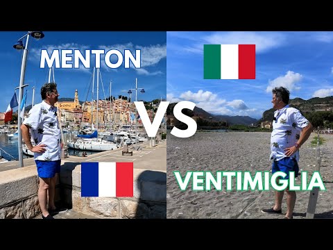 MENTON vs VENTIMIGLIA | Touristic towns in FRANCE and ITALY