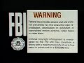 FBI Warning 1996
