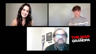 Oakes Fegley and Laura Marano Interview The War with Grandpa 2020