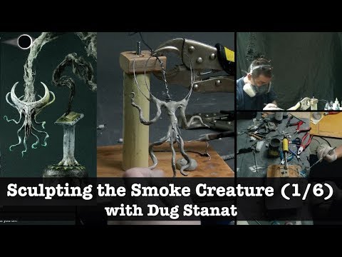 Time Lapse of Sculpting the Smoke Creature with Dug Stanat (1/6)