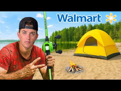24 Hour Walmart Survival Fishing Challenge