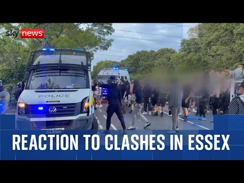 Investigations into clashes outside 'migrant' hotel in Essex
