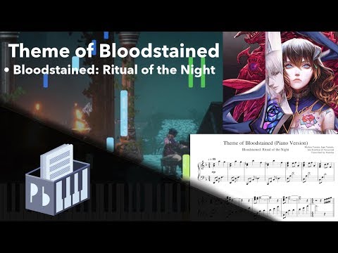 Theme of Bloodstained - Bloodstained: Ritual of the Night OST (Piano Tutorial)